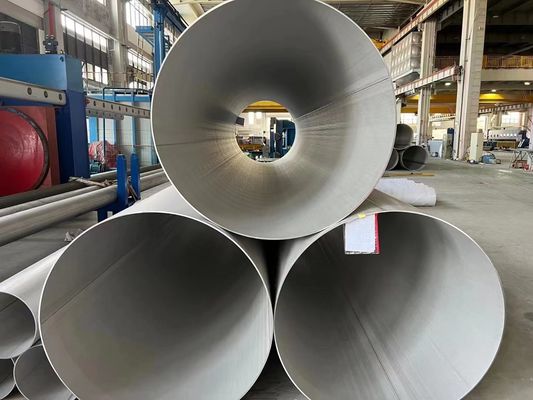 304 2205 904L ERW Paslanmaz Çelik Boru Büyük Çap 150mm