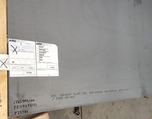 Korozyona Dirençli Nikel Plaka Alaşımı 20 N08020 4mm 5mm