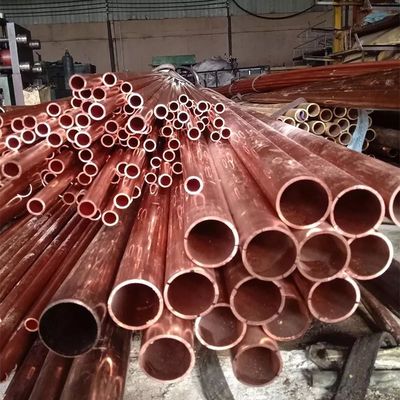 ASTM C12000 Bakır Boru Tüp 40 Mm TU1 Cu DHP Düz
