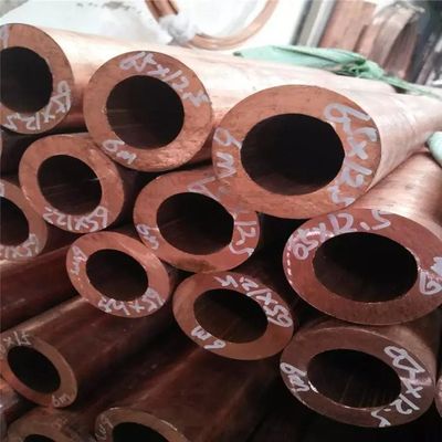 Sanayi için H65 H62 Kılcal Bakır Boru Küçük Çap% 99.9 Cu Pirinç Boru