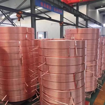 Klima için 1 İnç Bakır Boru Bobini Cu% 99,99 Yüksek Basınç