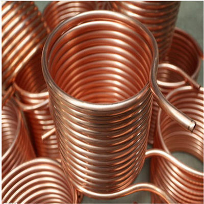 ASTM C12200 Soğutma Ekipmanları İçin Parlak Bakır Boru Boru Bobini 150mm