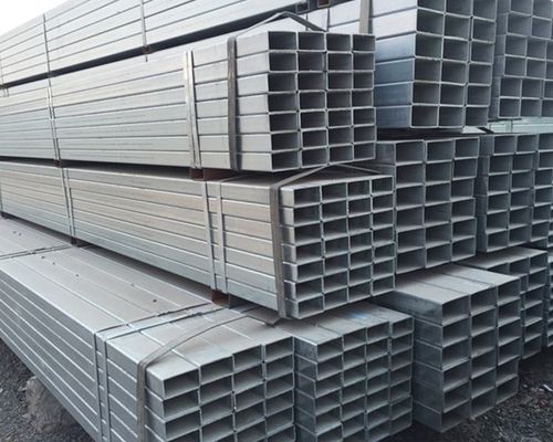 Galvanizli Kare Dikdörtgen Çelik Borular Sıcak Daldırma İçi Boş Bölüm Sera