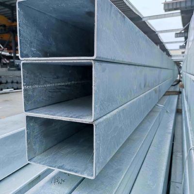 Galvanizli Kare Dikdörtgen Çelik Borular Sıcak Daldırma İçi Boş Bölüm Sera