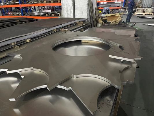 Yarık Kenar 310S Paslanmaz Çelik Levha Kesme Yuvarlak 2000mm