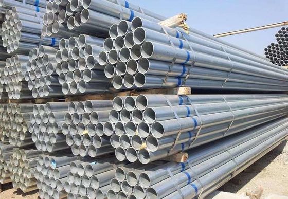 5.0mm Galvanizli Kaynaklı Çelik Boru Sıcak Daldırma Yuvarlak 600g / M2