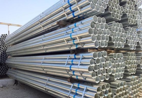 5.0mm Galvanizli Kaynaklı Çelik Boru Sıcak Daldırma Yuvarlak 600g / M2