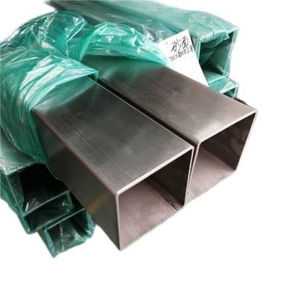 SS304 Kare İçi Boş Paslanmaz Çelik Boru Boru 8.0mm A554 GR Profili