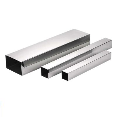 SS304 Kare İçi Boş Paslanmaz Çelik Boru Boru 8.0mm A554 GR Profili