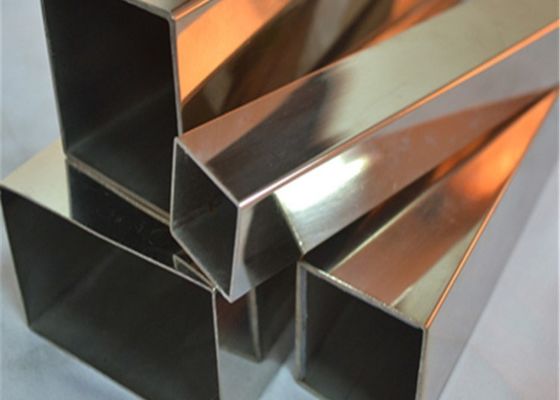 ASTM AISI 317L SS Çelik Borular 2b Finish Paslanmaz Çelik Dikdörtgen Boru 1mm