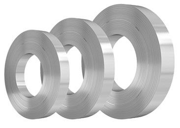 SUS321 ASTM A240 Paslanmaz Çelik Düz Krom Metal Şeritler 2mm JIS GB